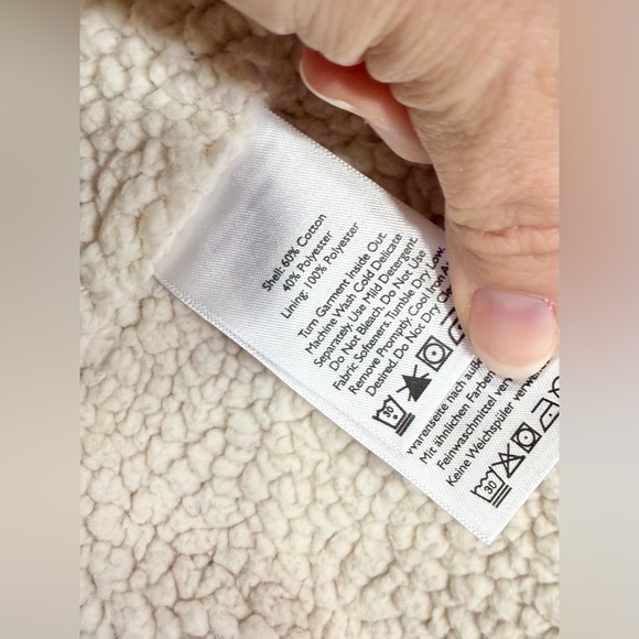 Eddie Bauer Robe Red Black Buffalo Plaid Sherpa-Lined Cardigan Sleep Women S - Picture 5 of 9